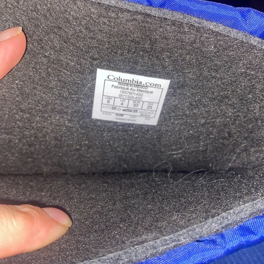 COLUMBIA Winter Boot Felt‎ Lining